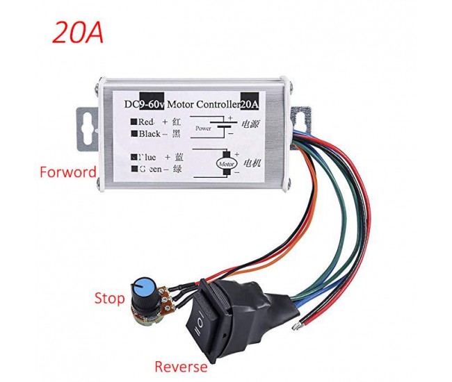 Regulator Driver PWM 20A 0-1200W Curent reglabil