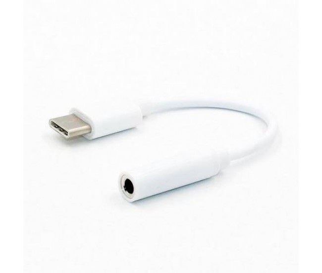 Cablu adaptor USB Type C tata - Jack 3.5 mm mama STEREO 11cm Well