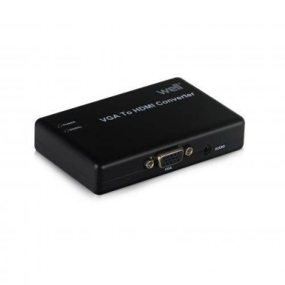 Convertor VGA+Stereo la HDMI FullHD Well