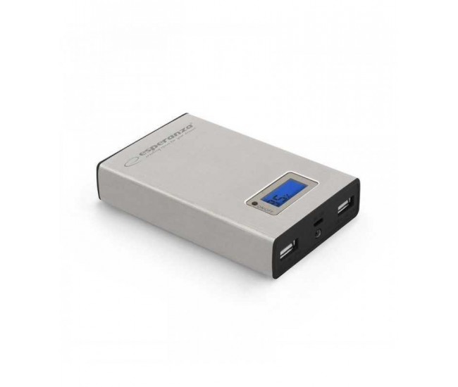 Power Bank KINETIK 8400mAh ESPERANZA 126x72x23mm 1x micro USB 2x USB