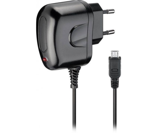 Alimentator USB 230V cu cablu micro USB 1.2A negru Goobay