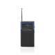 Radio FM de buzunar negru/albastru 1.5W Nedis