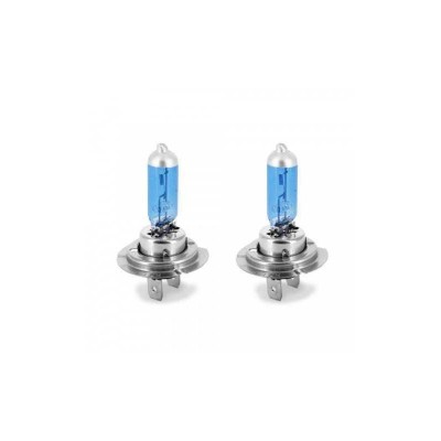 Set de 2 becuri Halogen H7 55W +50% Alb Xenon 12V Carguard