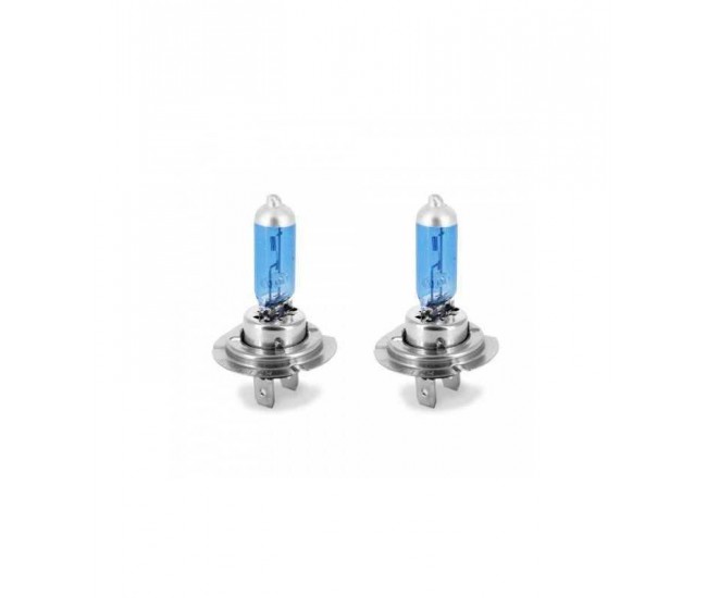 Set de 2 becuri Halogen H7 55W +50% Alb Xenon 12V Carguard