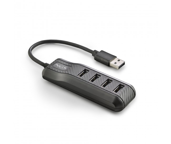 Hub USB 2.0 4 porturi USB negru NGS Port 2.0