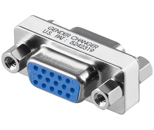 Adaptor D-SUB 15 pini VGA mama - VGA mama