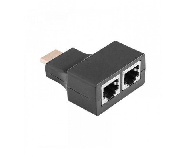 Adaptor Extender HDMI - 2x RJ45 mama