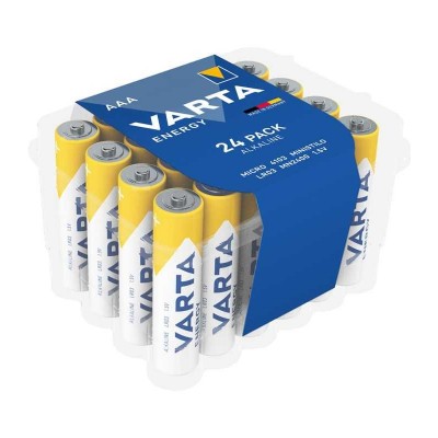 Baterii alcaline Varta ENERGY AAA LR3 set 24buc