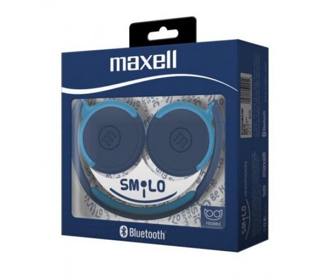 Casti bluetooth Smilo albastre Maxell