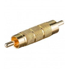 Adaptor aurit RCA tata - RCA tata placat cu aur Goobay