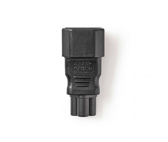 Conector alimentare IEC320-C14 tata - IEC320-C5 mama VALUELINE