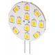 Bec LED G4 2W 12V alb cald 3000K 230lm Goobay 30588