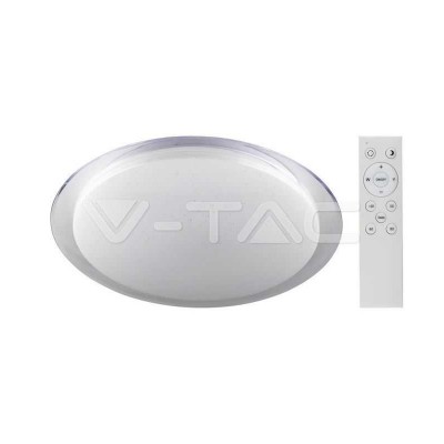 Aplica LED 40W 3IN1 dimabil cu telecomanda 2800lm IP20 V-TAC SKU-14741