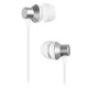 Casti IN-EAR cu microfon Kruger&Matz KMPB3 albe conector Jack 3.5 mm