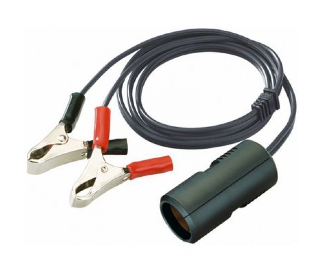 Adaptor soclu bricheta auto x1 si clesti pentru alimentare 8A 12-24V negru PRO CAR 67884000