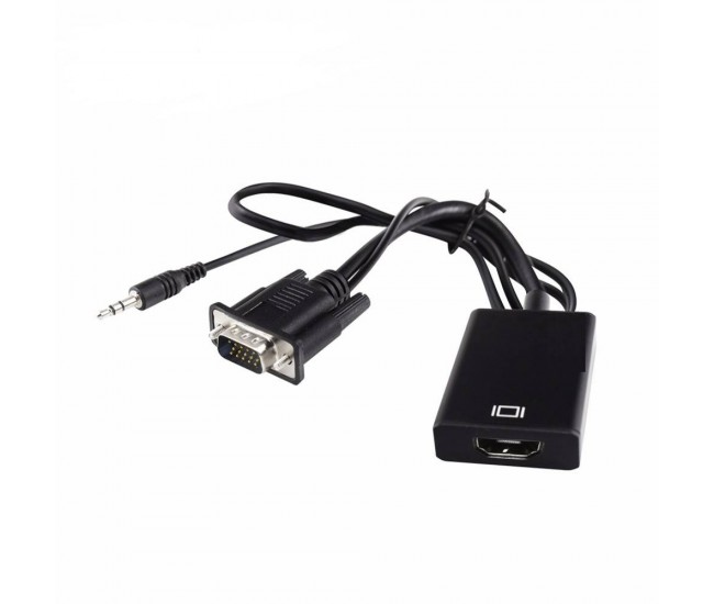 Cablu adaptor VGA la HDMI 1920x1200 cu sunet