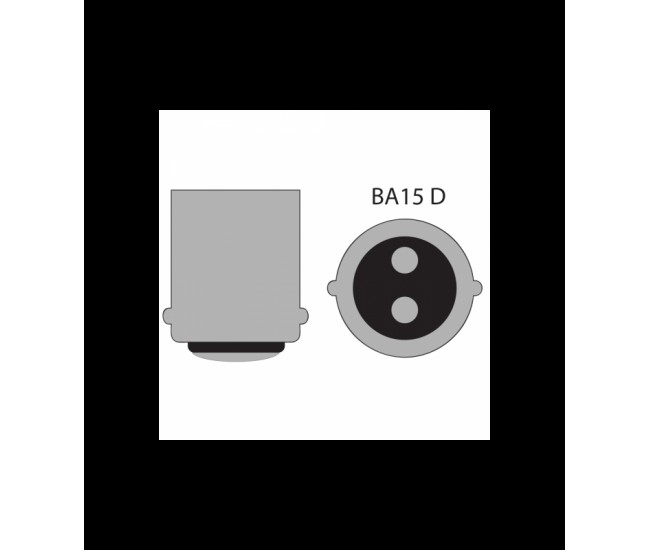 LED de frana STOP+FRANA BA15D 12V 5W 290lm 18LED Carguard
