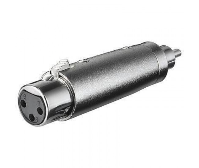 Adaptor XLR mama la RCA tata Goobay