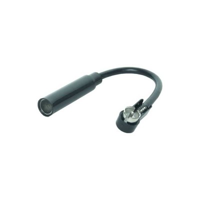 Cablu adaptor auto antena DIN soclu - ISO mufa in unghi cu cablu 15cm 4CarMedia ZRS-AA-4