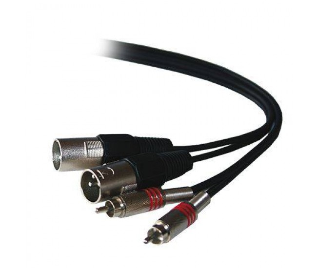 Cablu 2x RCA tata - 2x XLR tata 5m ibiza