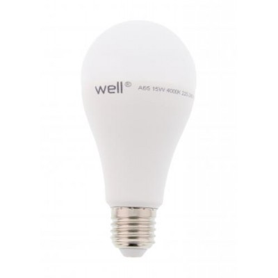 Bec LED A65 E27 15W 230V lumina naturala Well