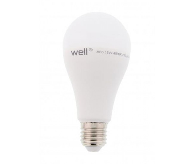 Bec LED A65 E27 15W 230V lumina naturala Well