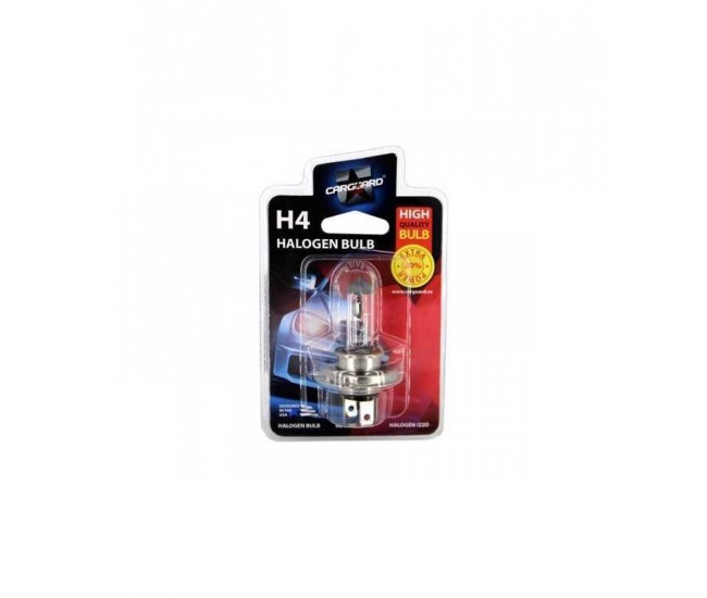 Bec halogen H4 55W +30% intensitate 12V Carguard