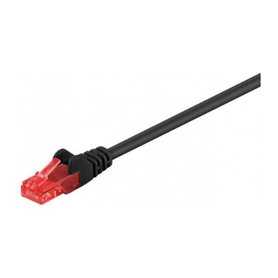 Cablu UTP CAT6 mufat 2m patch cord negru GOOBAY