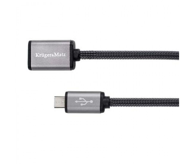 Prelungitor USB la micro USB 1m Profesional Kruger&Matz