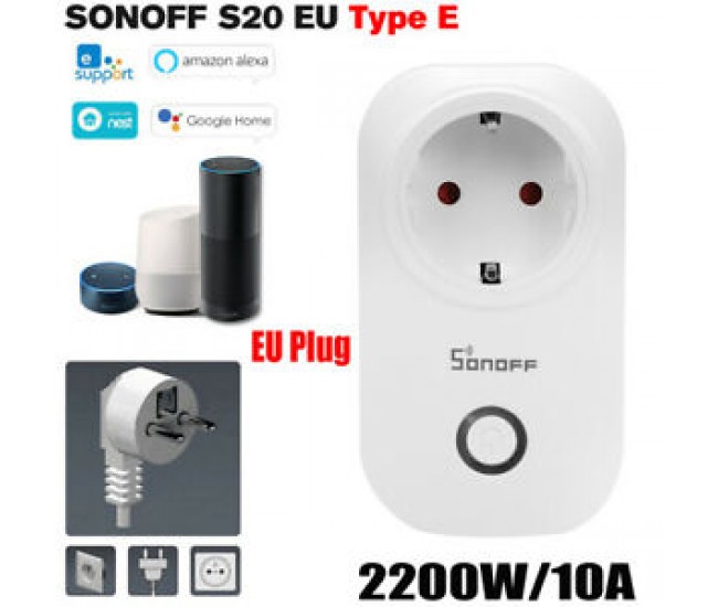 Priza SMART WiFi SOCKET 90-250V 10A SONOFF S20