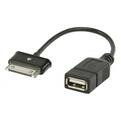 Cablu adaptor OTG USB A - Samsung 30 pini 0.2m Valueline