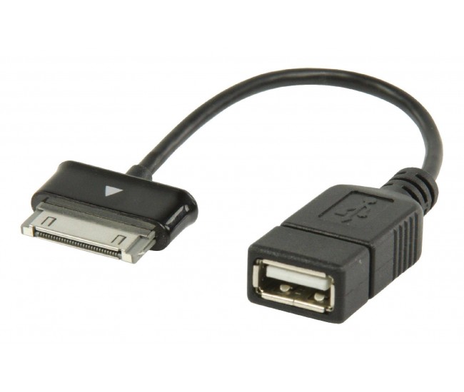 Cablu adaptor OTG USB A - Samsung 30 pini 0.2m Valueline