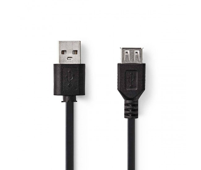 Cablu Nedis USB 2.0 A tata - USB A mama 2m