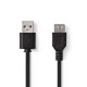 Cablu Nedis USB 2.0 A tata - USB A mama 2m