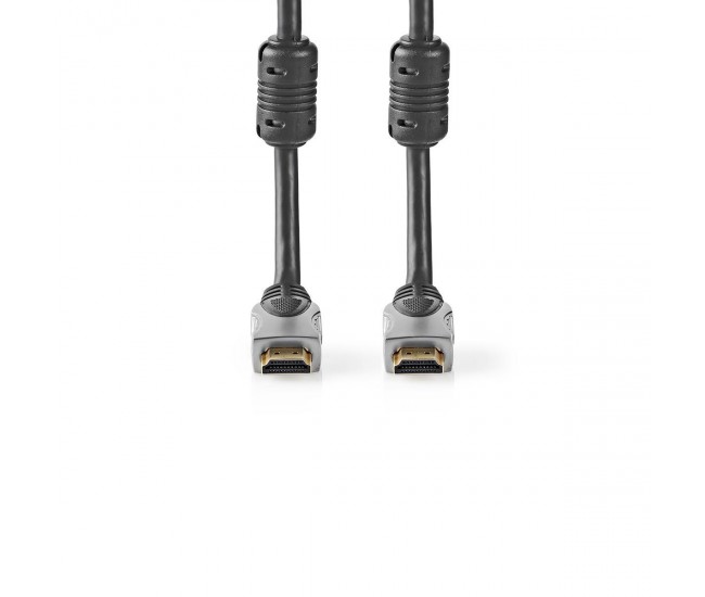 Cablu HDMI Nedis Ethernet 2.5m 4K 60HZ 18Gbps antracit