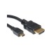 Cablu micro HDMI - HDMI 5m 1080p 1.4V contacte aurite