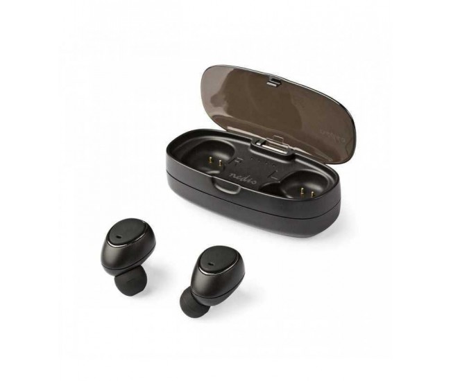 Casti bluetooth In-Ear cu tehnologie True Wireless Stereo si reincarcare in carcasa NEDIS