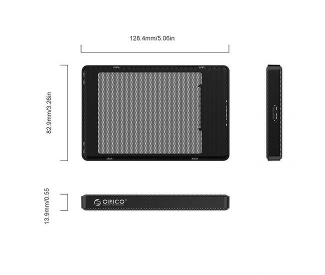 Rack HDD 2.5 HDD/SSD USB 3.0 Orico 2169U3