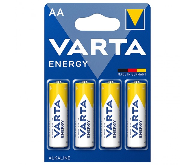 Baterii alcaline R6 AA 4buc/blister Energy Varta