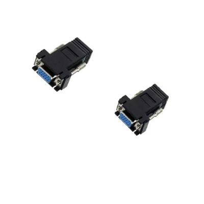 Set adaptor VGA mama la VGA mama prin cablu RJ45 2buc maxim 20m