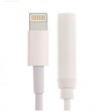 Adaptor iPhone 7 Lightning la Jack mama 3.5 mm 0.1m