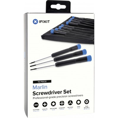 Set surubelnite service iFixit Marlin Screwdriver Set 15 buc IF145-462-1