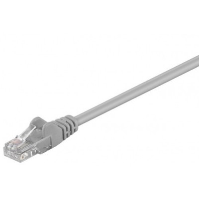 Cablu UTP 30m CCA patchcord retea CAT5e 2x RJ45 neecranat gri Goobay