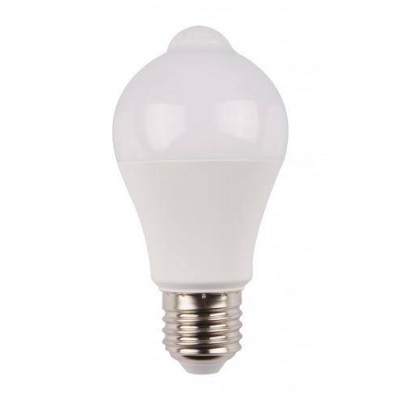 Bec cu LED cu senzor de miscare PIR A60 10W 810lm lumina rece 6400K Well