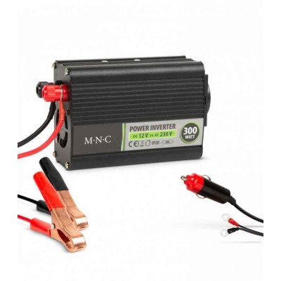 Invertor de tensiune auto 12V/230V 300W M`N`C