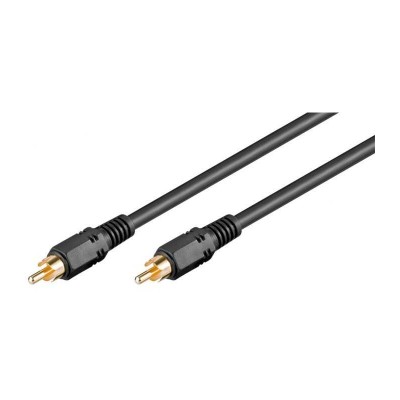 Cablu digital audio coaxial RG59 RCA S/PDIF 5m tata-tata Goobay 50435