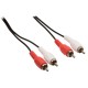 Cablu audio stereo RCA 5m 2x RCA tata - 2x RCA tata negru Valueline