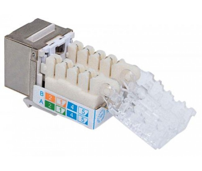 Conector Keystone CAT6a Intellinet RJ45 mama