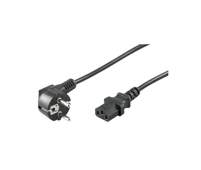 Cablu alimentare PC schuko la IEC320-C13 3m HO3W-F3G 1.00mm2 conductor cupru negru