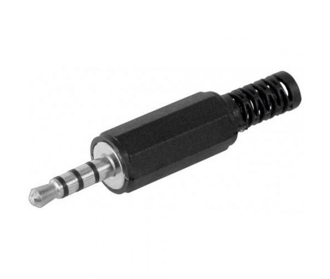 Mufa Jack 3.5 mm stereo cu 4 contacte tata Goobay